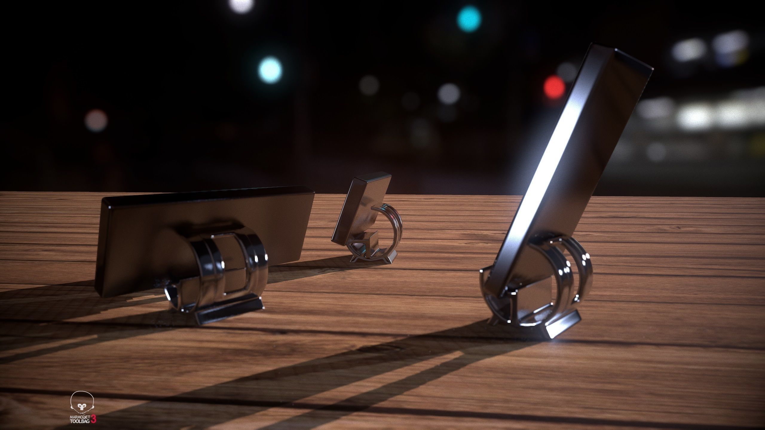 Mobile phone holder 3D print model_5