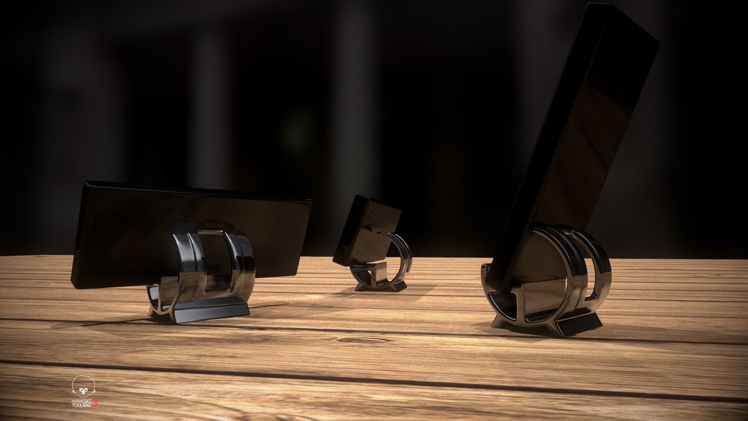 Mobile phone holder 3D print model_10