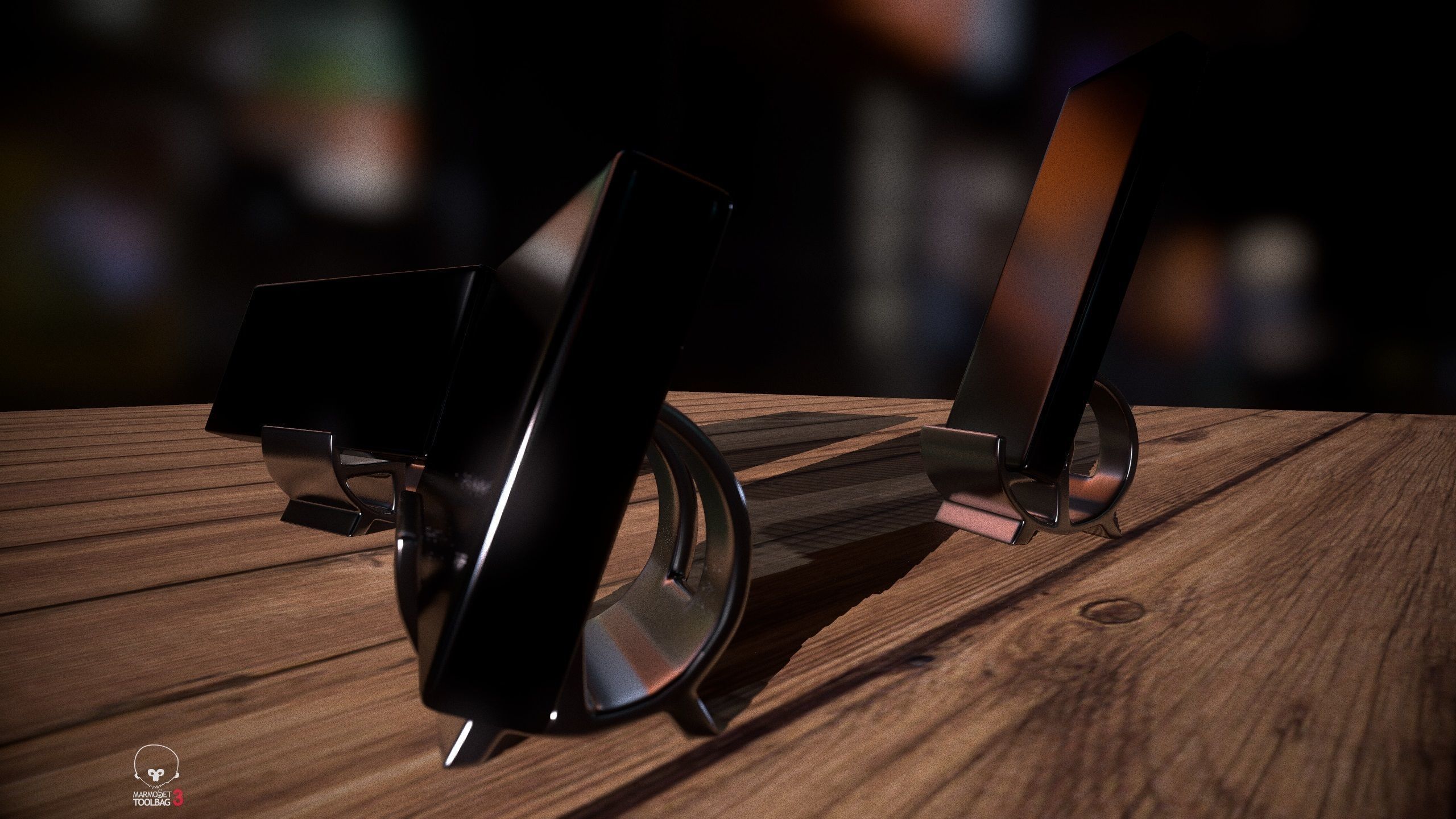 Mobile phone holder 3D print model_6