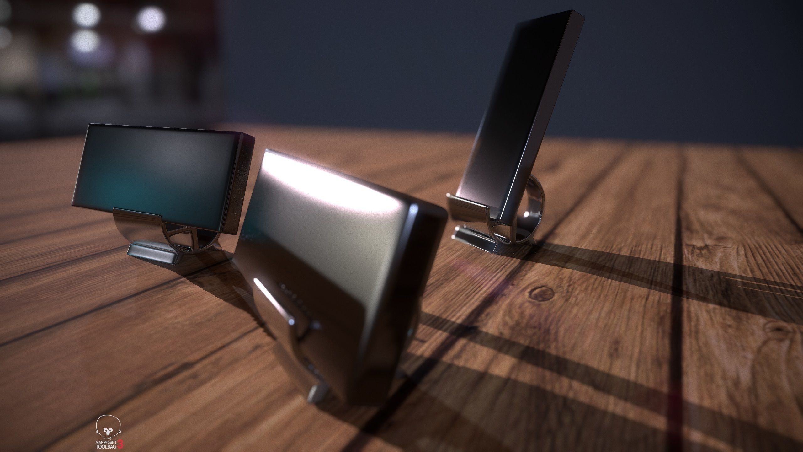 Mobile phone holder 3D print model_4