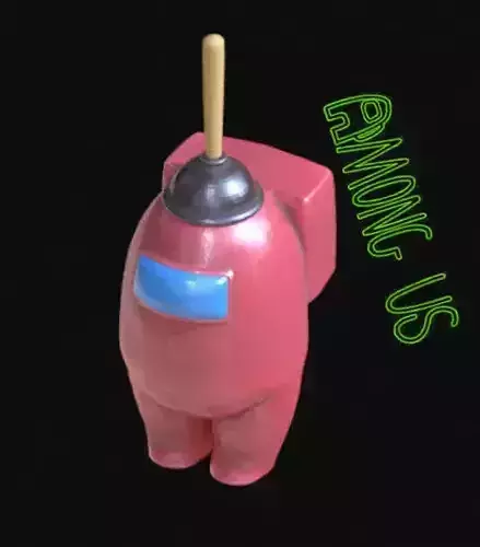 AMONG US BATHROOM CLEANER