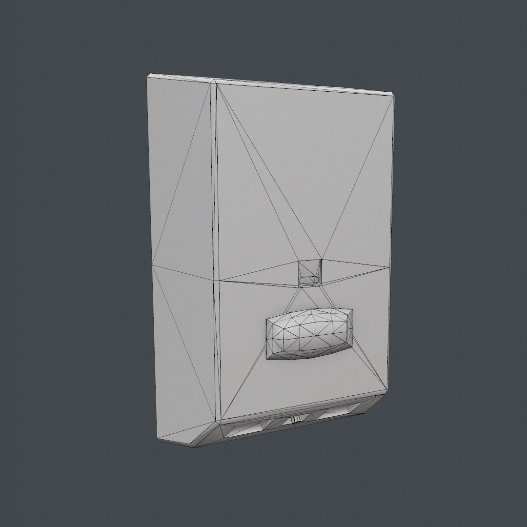 Soap Dispenser Low-poly 3D model_4