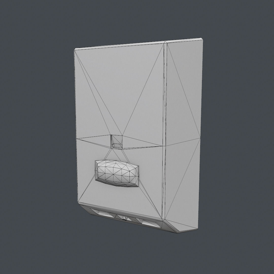 Soap Dispenser Low-poly 3D model_3