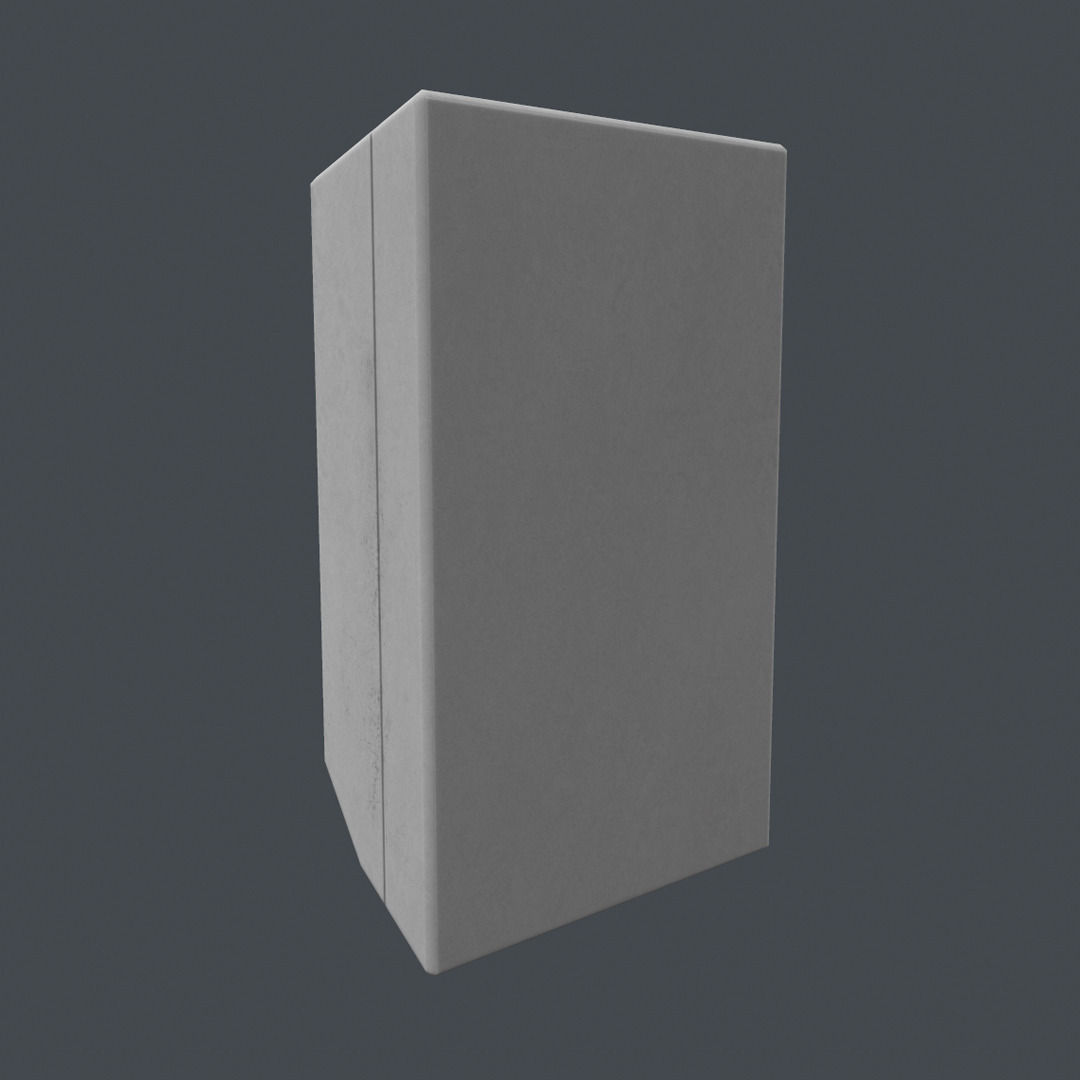 Soap Dispenser Low-poly 3D model_2