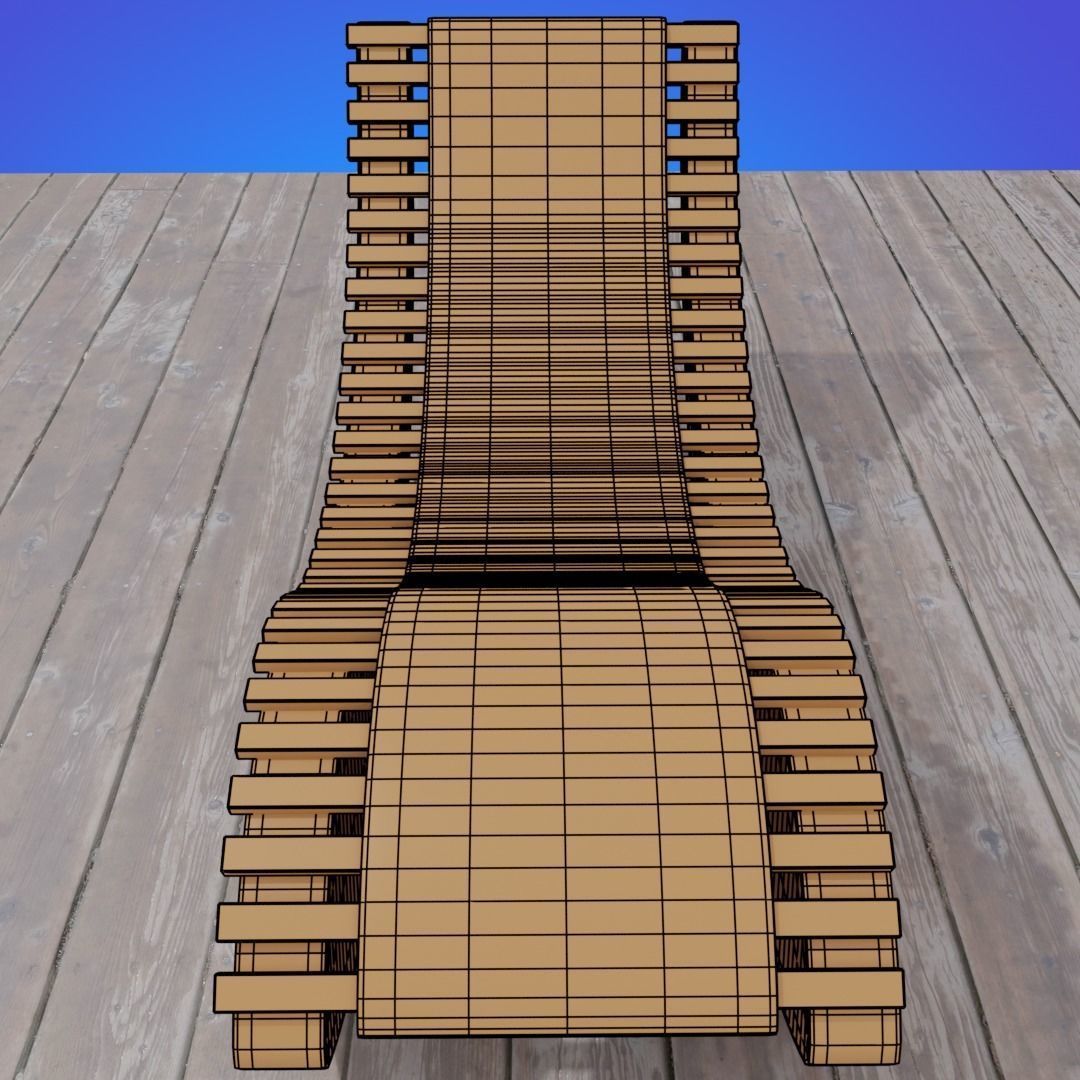 Patio Rocker 3D model_9