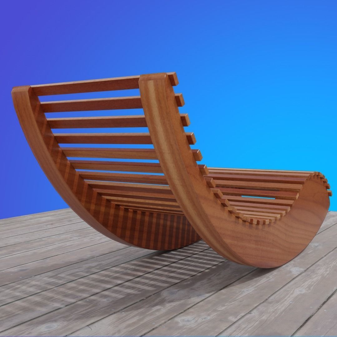 Patio Rocker 3D model_6
