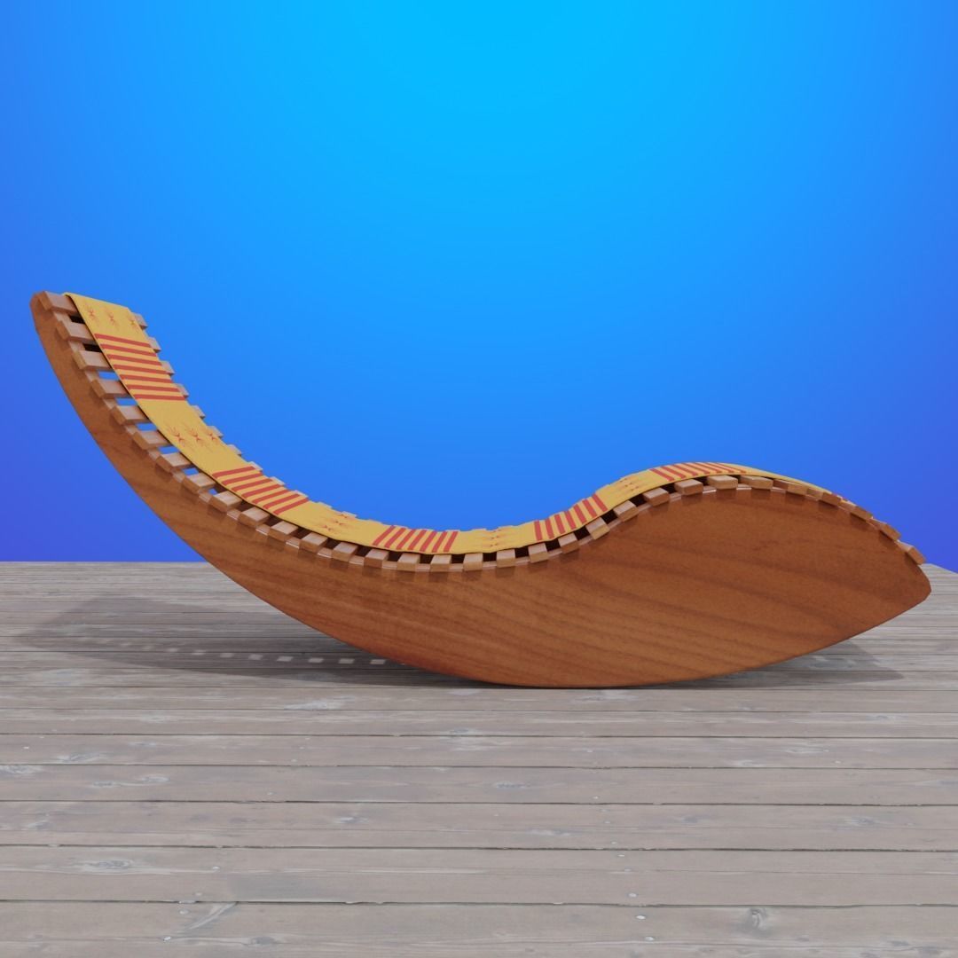 Patio Rocker 3D model_2