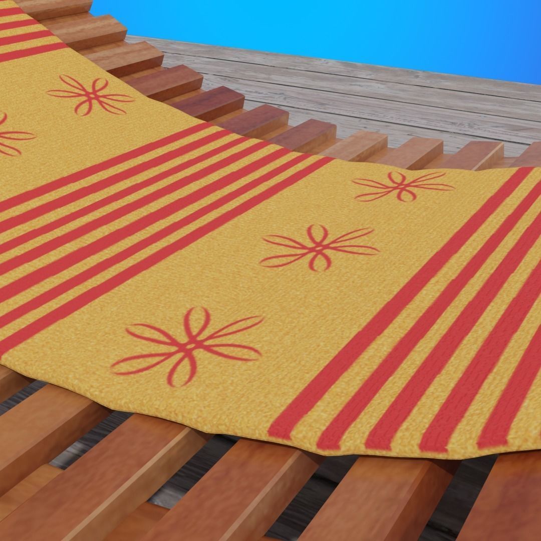 Patio Rocker 3D model_3