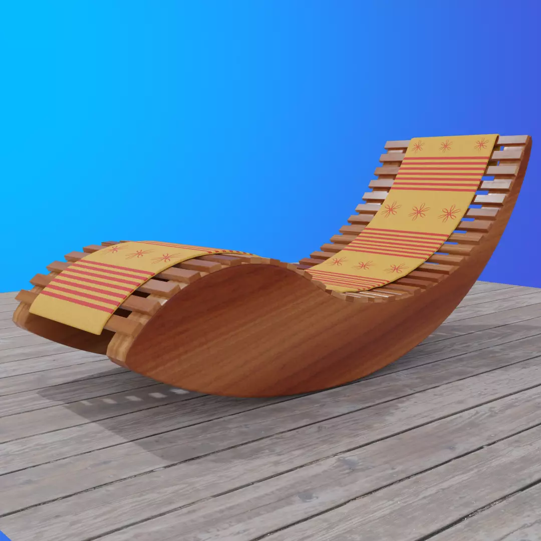 Patio Rocker 3D model_0