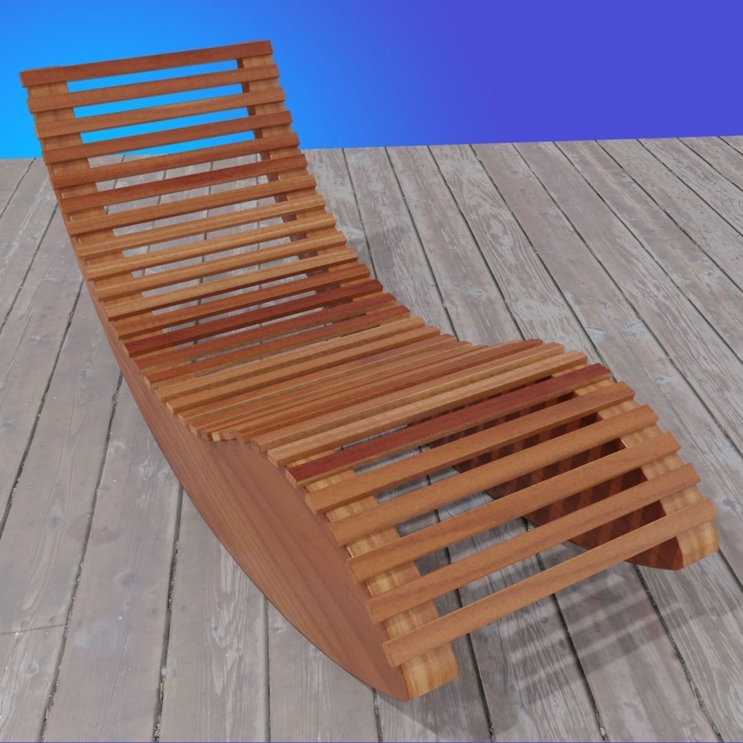 Patio Rocker 3D model_4