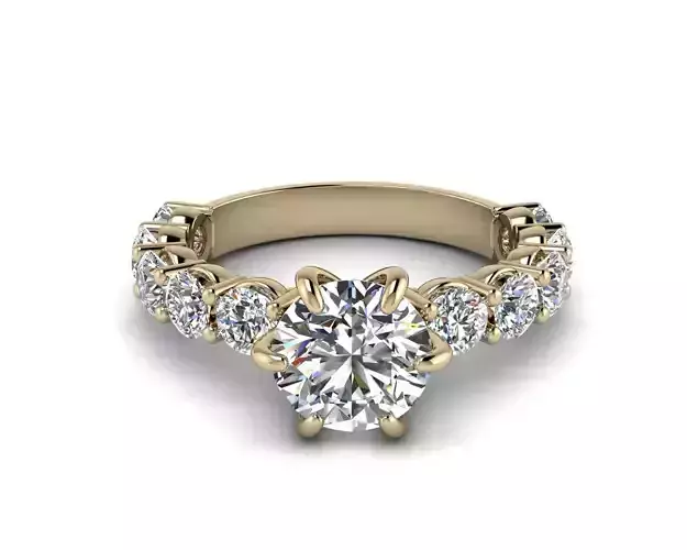 Engagment Ring 0001 3D print model