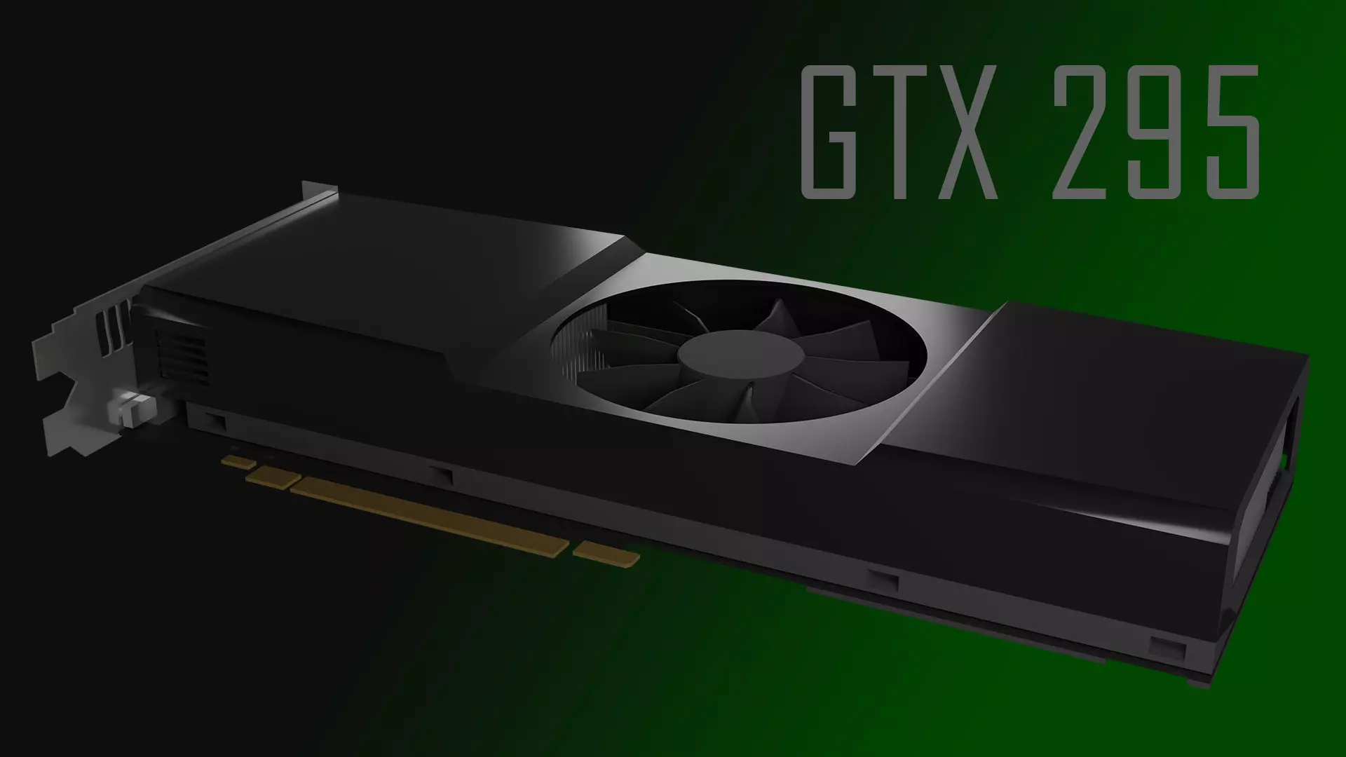 GTX 295 Free 3D model