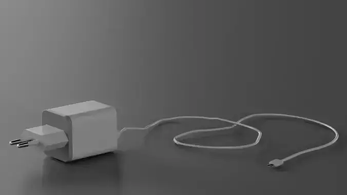 Mobile Charger USB Cable 3D model