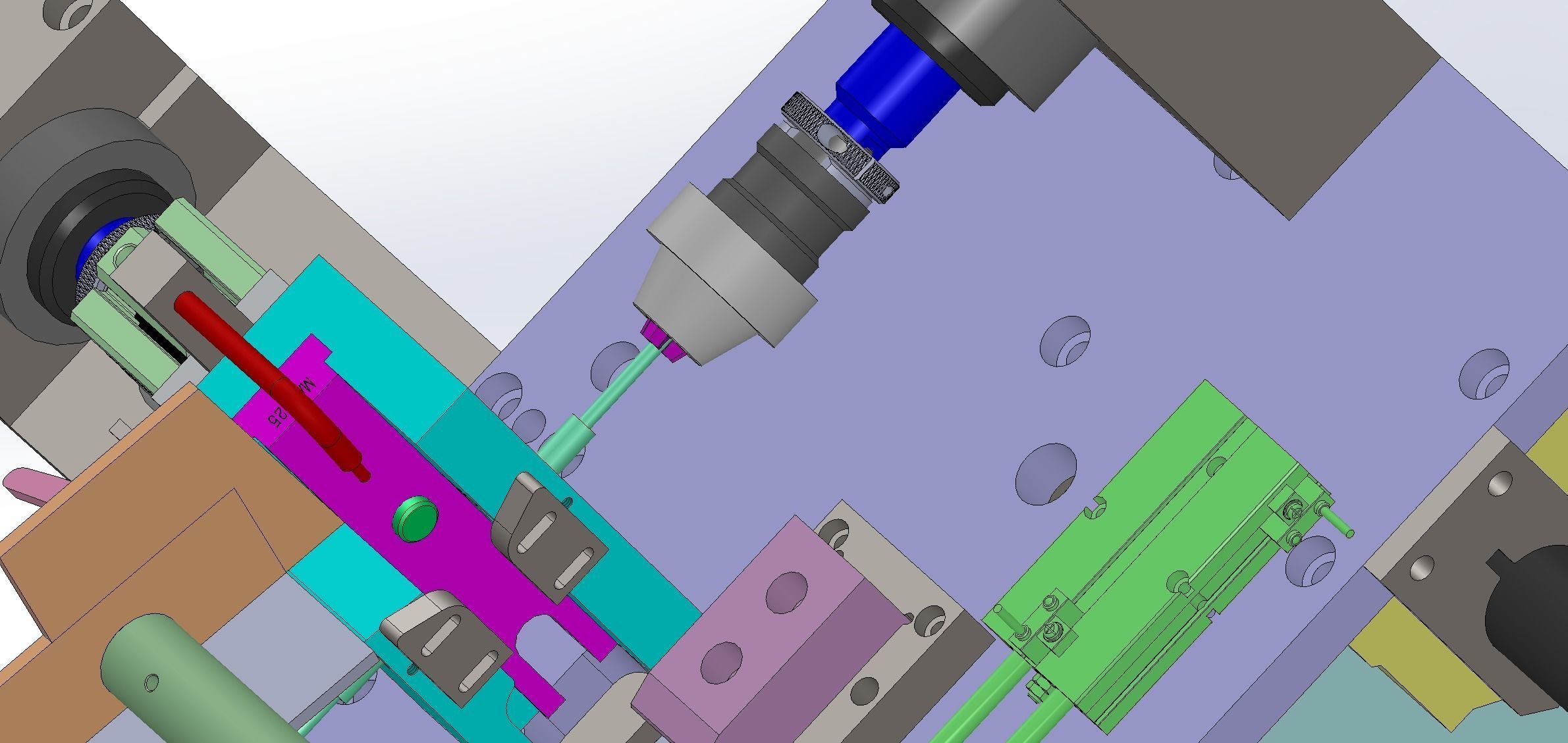 Round product drilling and chamfering machine 3D model_7