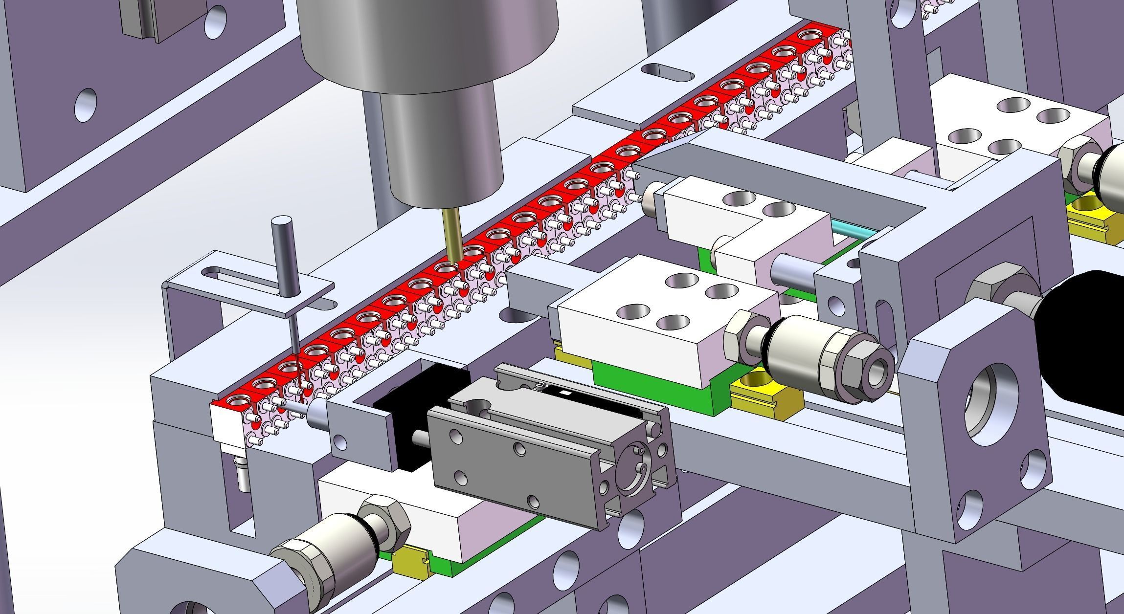 Round product drilling and chamfering machine 3D model_17