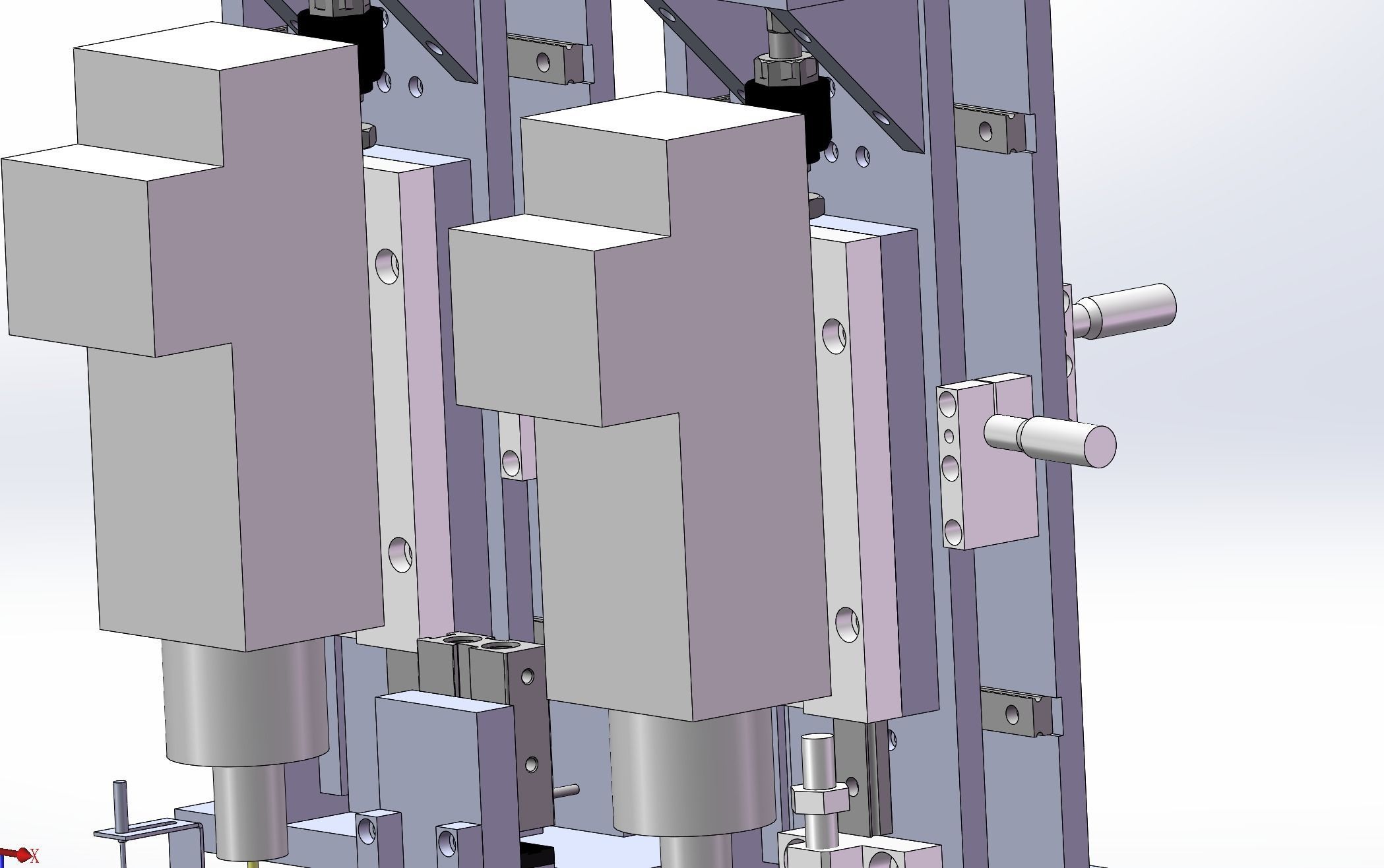 Round product drilling and chamfering machine 3D model_16