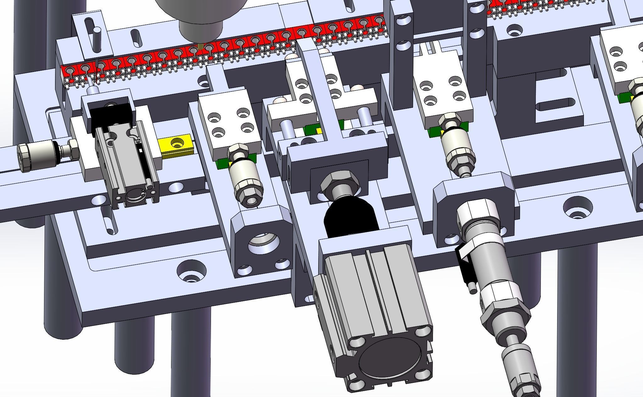 Round product drilling and chamfering machine 3D model_18