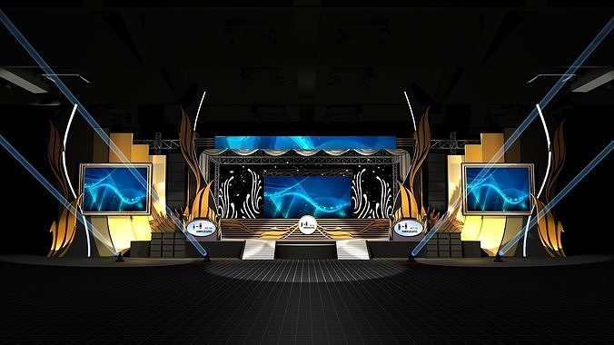 stage design  3D model