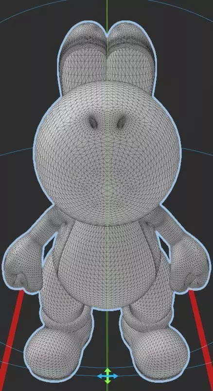 SUPER MARIO - YOSHI - 3D PRINT FILE 3D print model