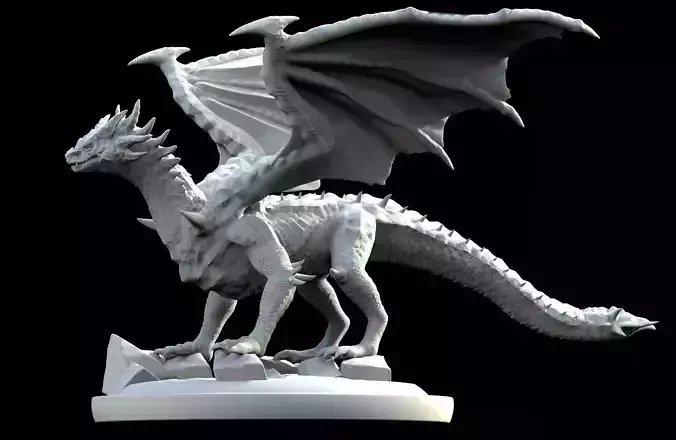 The Wise Dragon Daedalus Zbrush Project File 3D model