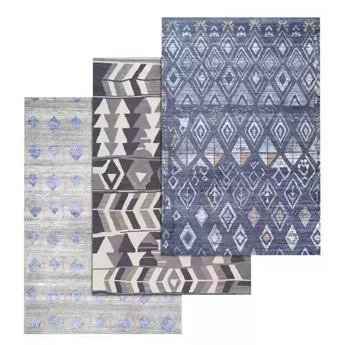 Rug Set 1481 3D model