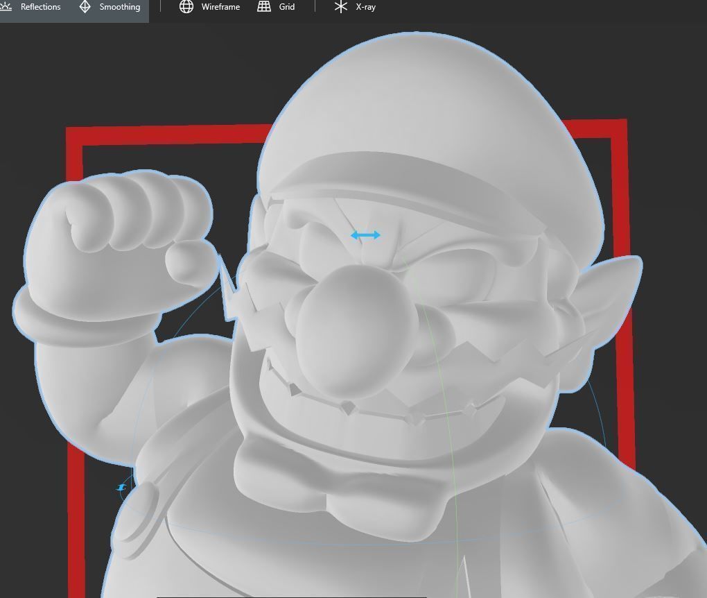 SUPER MARIO - WARIO - 3D PRINT FILE 3D print model_1