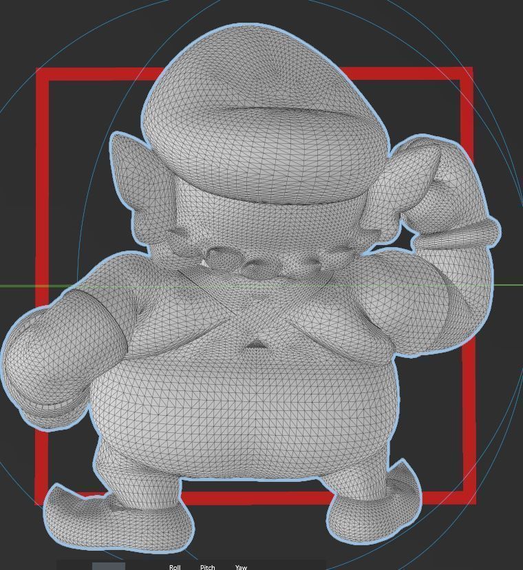 SUPER MARIO - WARIO - 3D PRINT FILE 3D print model_6