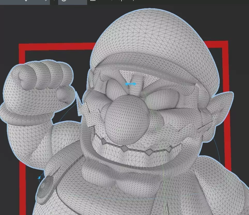 SUPER MARIO - WARIO - 3D PRINT FILE 3D print model_0