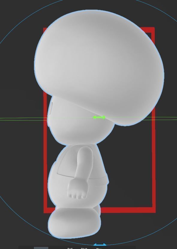 SUPER MARIO - TOAD - 3D FILE 3D print model_3