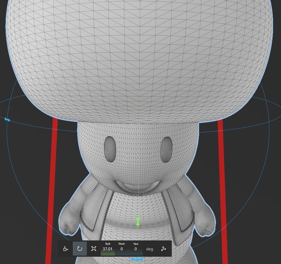 SUPER MARIO - TOAD - 3D FILE 3D print model_8