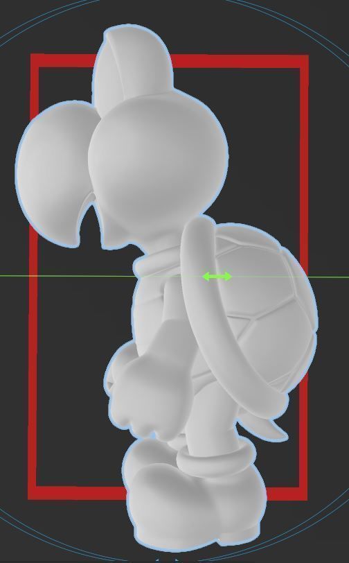 SUPER MARIO - KOOPA TROOPA - 3D PRINT FILE 3D print model_3