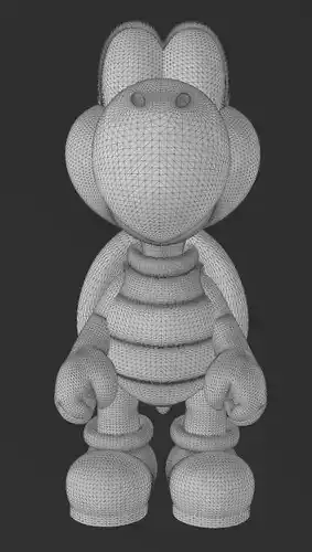 SUPER MARIO - KOOPA TROOPA - 3D PRINT FILE 3D print model