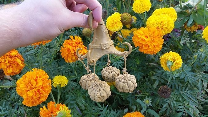 Witch hat chandelier 3d print 3D print model