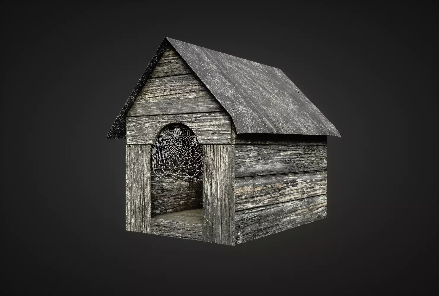 Dog House Game ready Low-poly 3D model_0