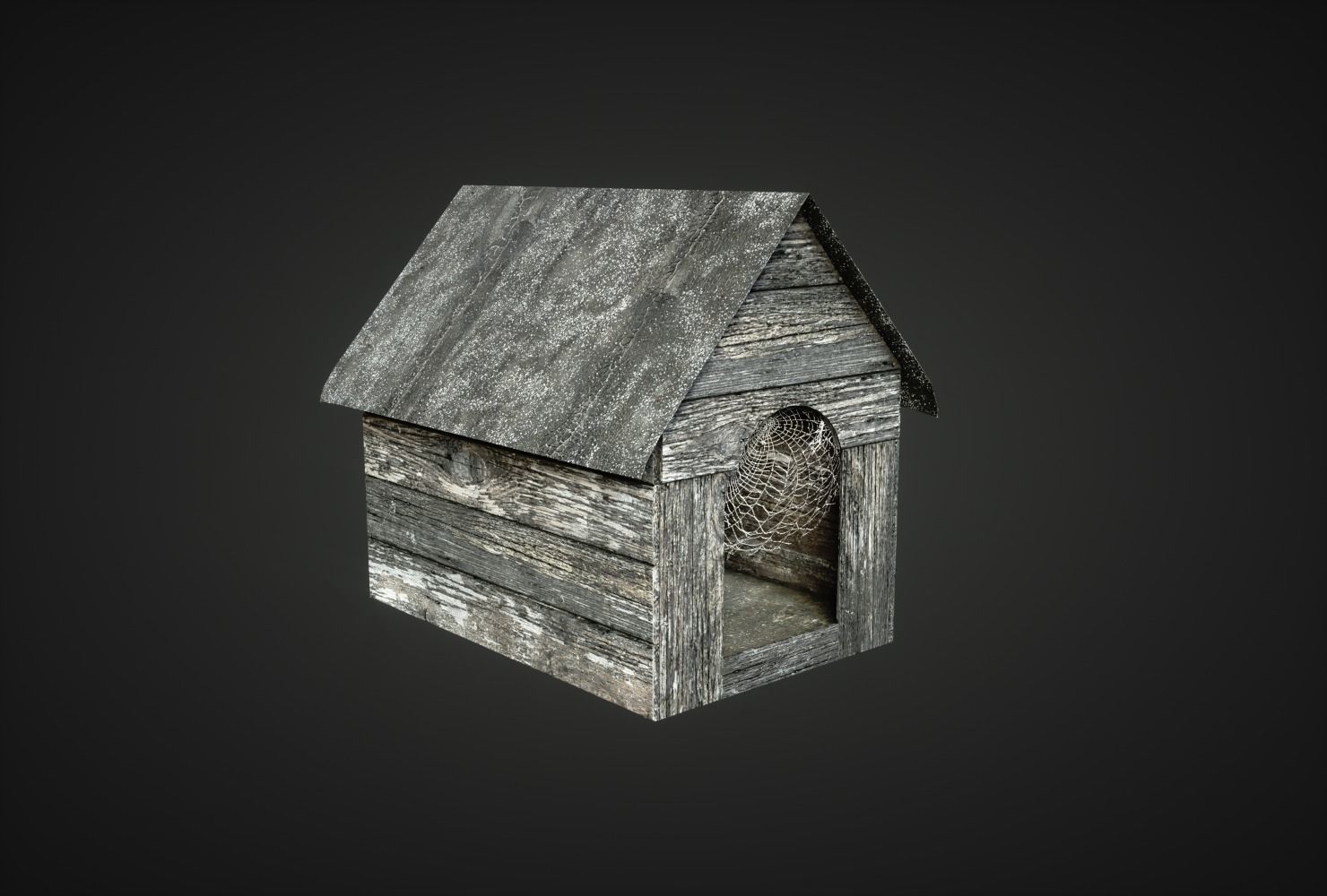 Dog House Game ready Low-poly 3D model_1