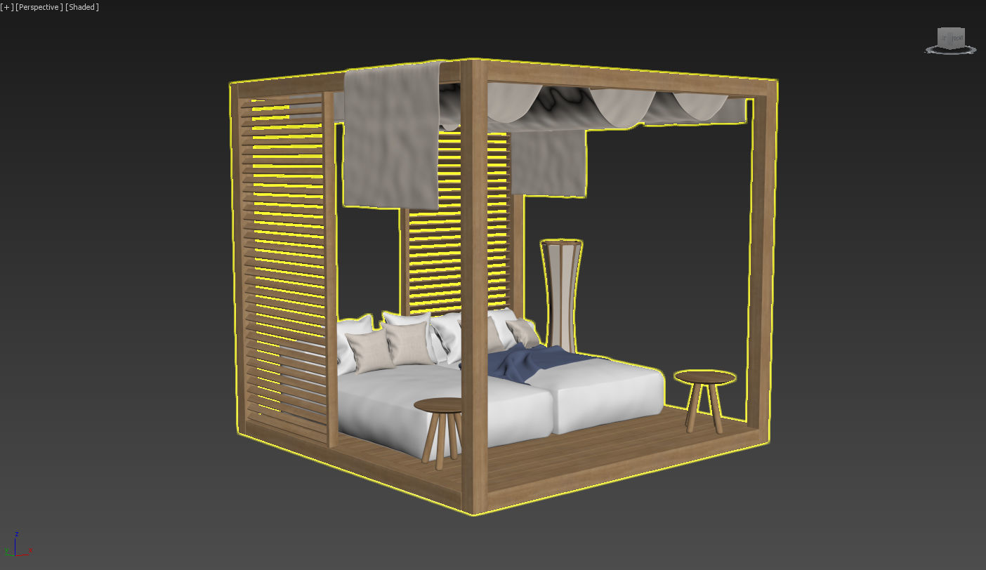 Garden Bed 3D model_3