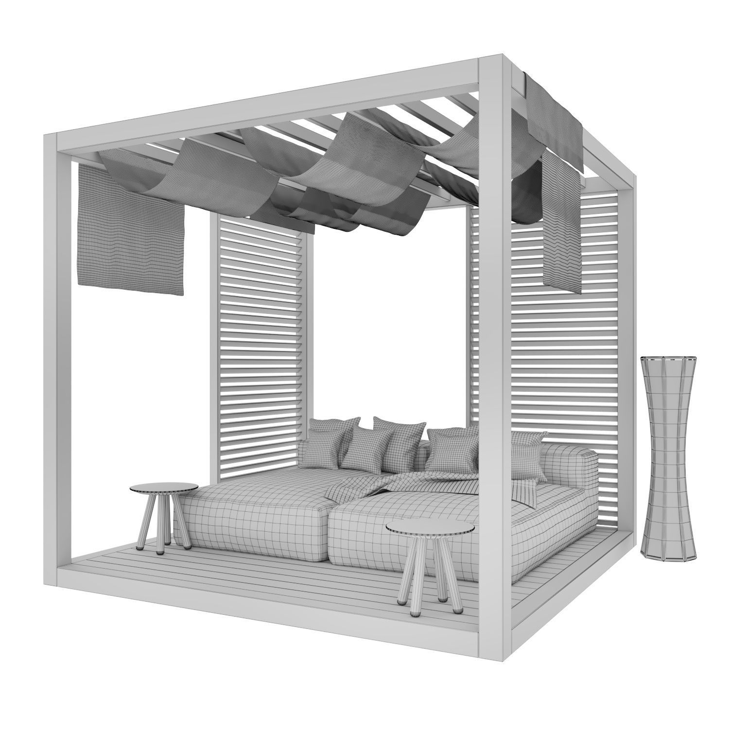 Garden Bed 3D model_2