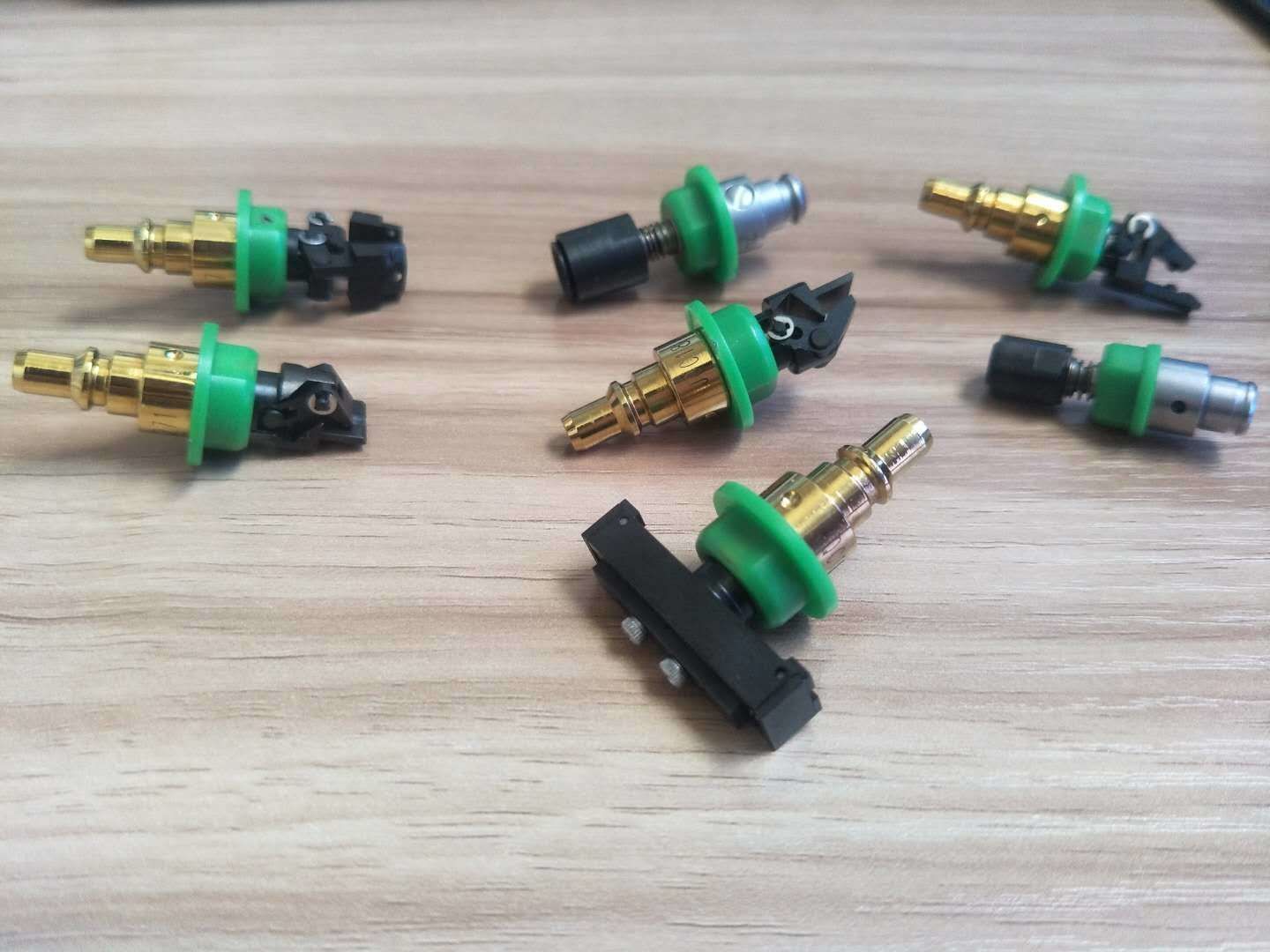 What is SMT gripper nozzle with component for PCB assembly 3D model_3