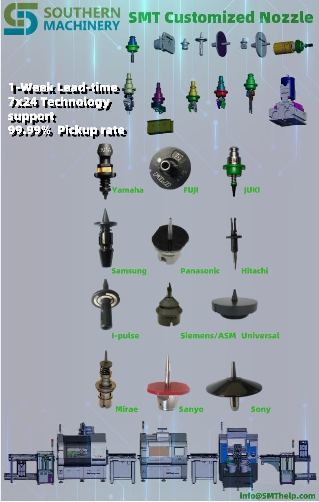 What is SMT gripper nozzle with component for PCB assembly 3D model_4