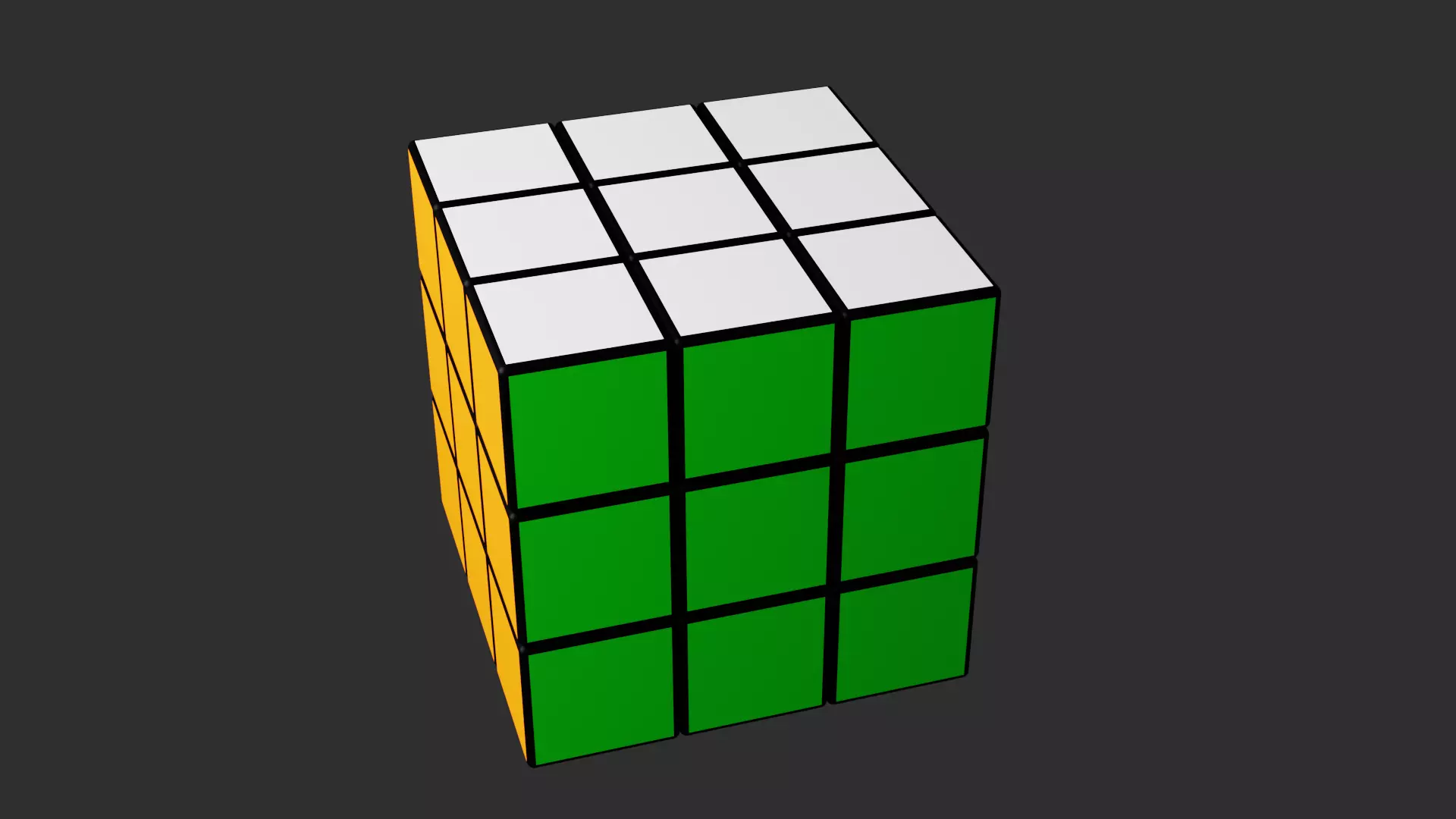 Rubix Cube Free 3D model