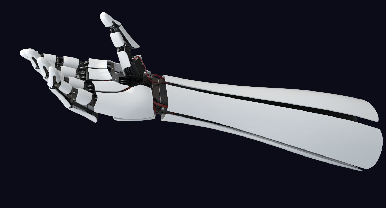 3D Robot Arm 5 Animations  3D model_15