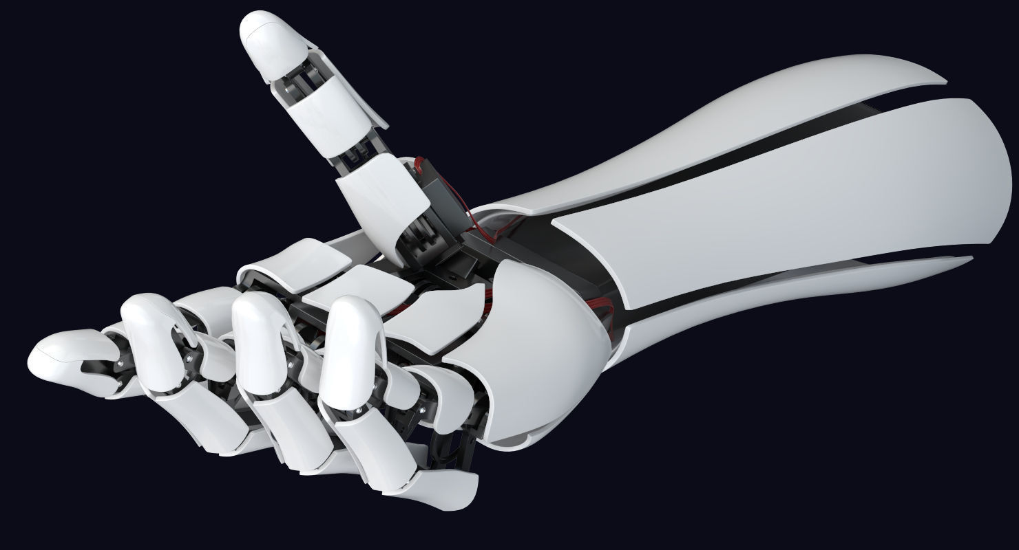 3D Robot Arm 5 Animations  3D model_17