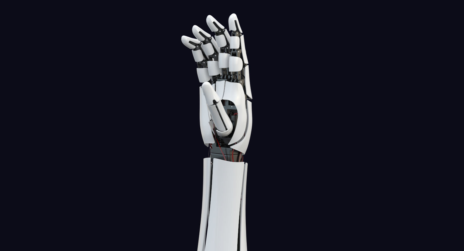 3D Robot Arm 5 Animations  3D model_14