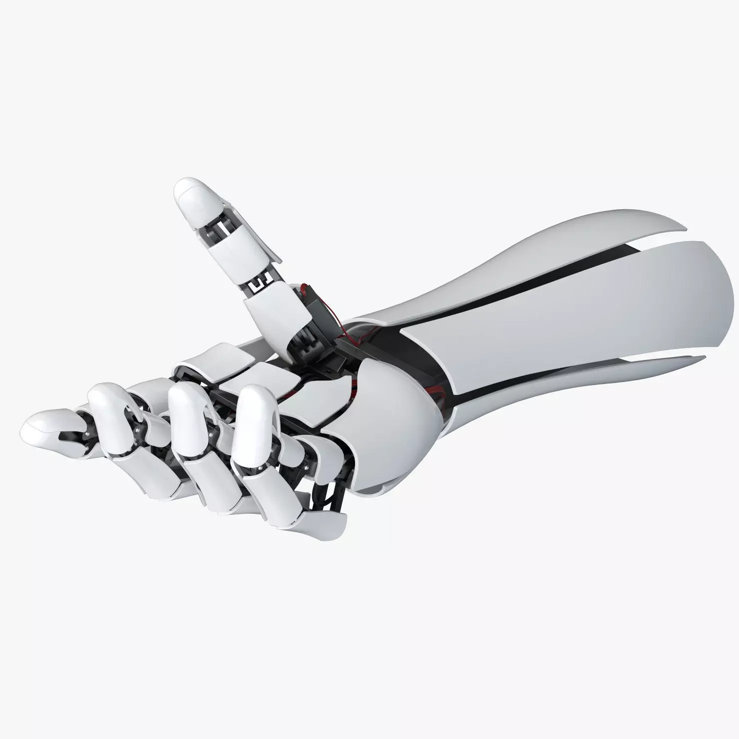 3D Robot Arm 5 Animations  3D model_0