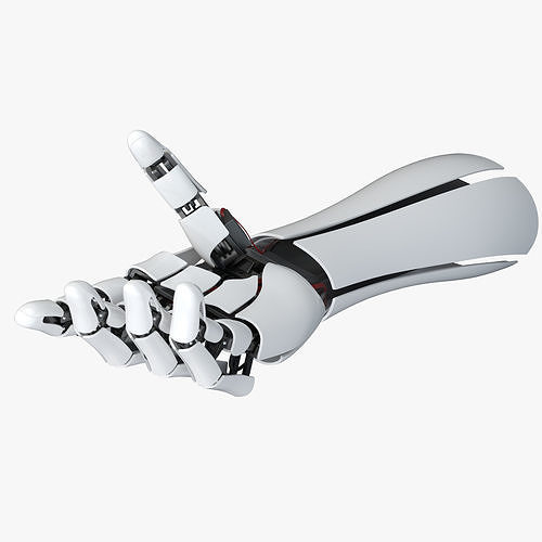 3D Robot Arm 5 Animations  3D model