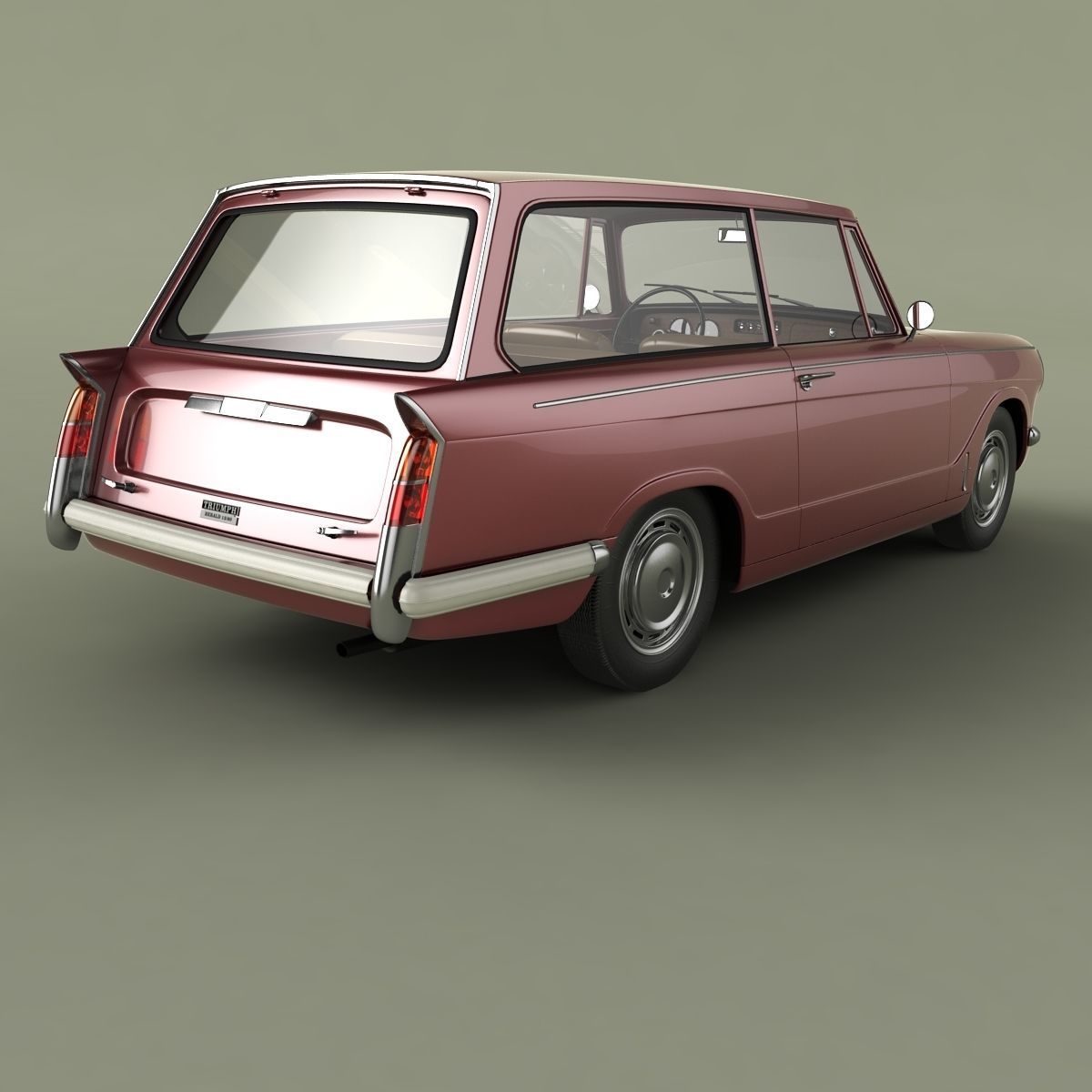 Triumph Herald 13 60 Estate 3D model_2