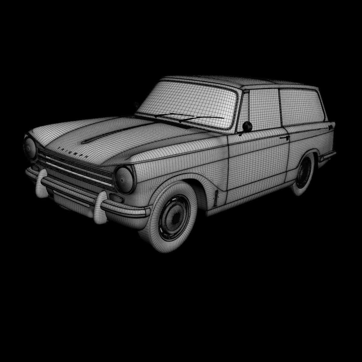 Triumph Herald 13 60 Estate 3D model_14
