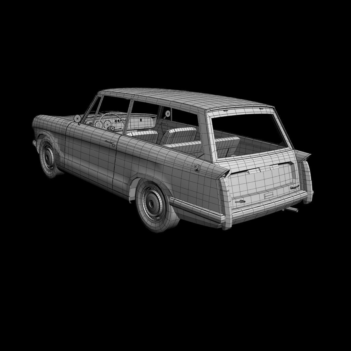 Triumph Herald 13 60 Estate 3D model_15