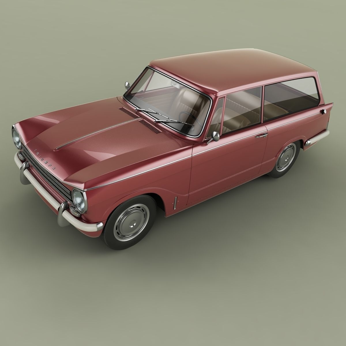 Triumph Herald 13 60 Estate 3D model_5