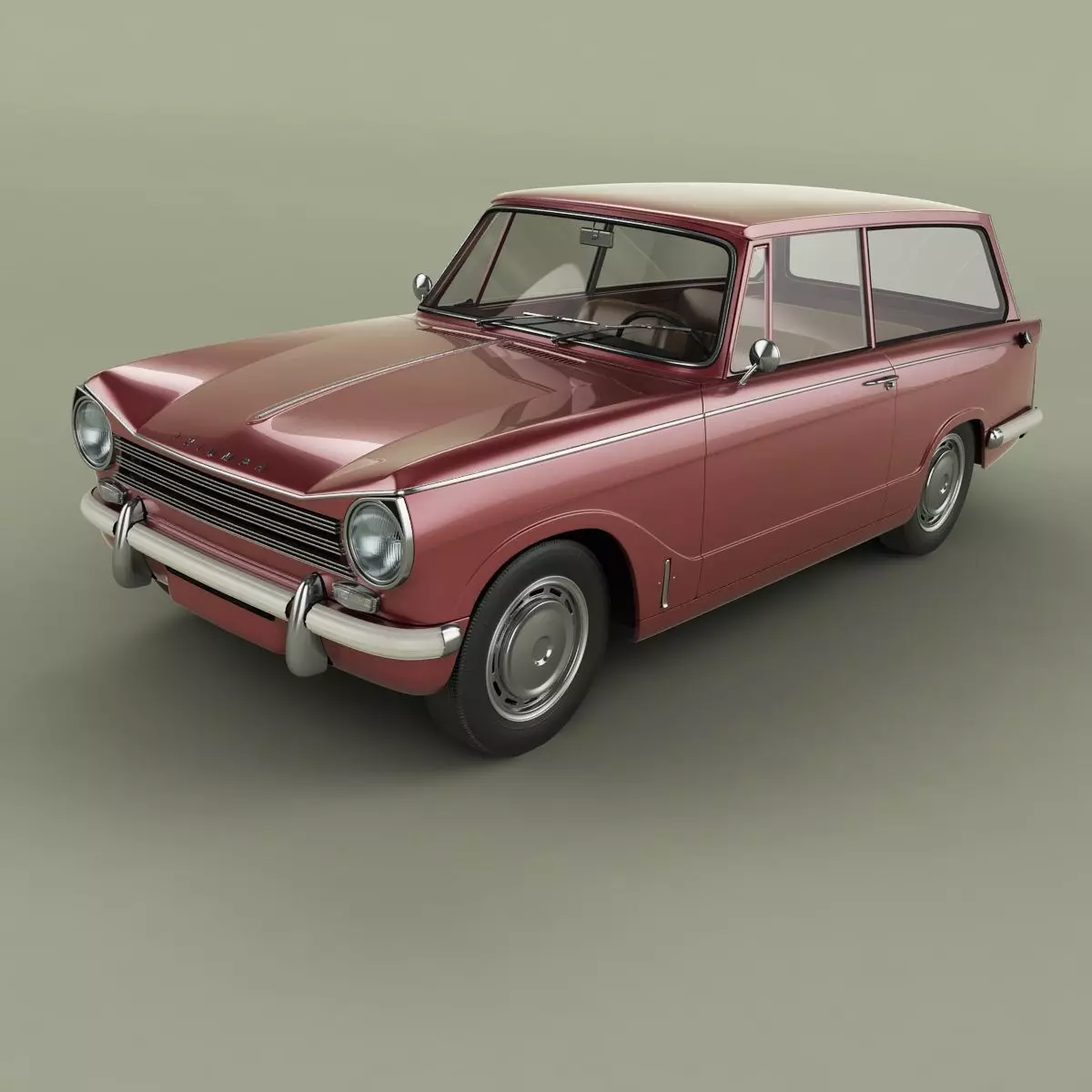 Triumph Herald 13 60 Estate 3D model_0